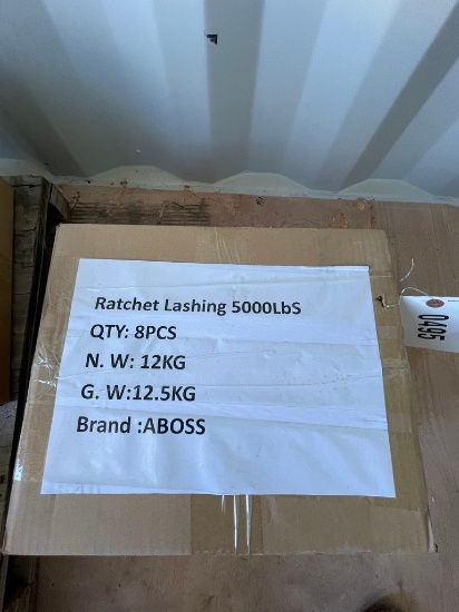 8 piece ratchet straps