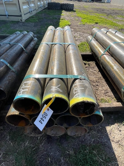 6" OD pipe 1/4" 10 pcs @ 6' 60 ft.
