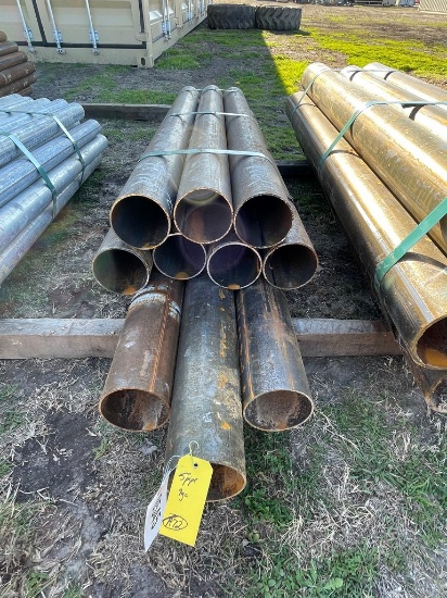 5" OD Pipe 9 ga 3 pcs @ 6'7 pcs @ 5' 53 ft.