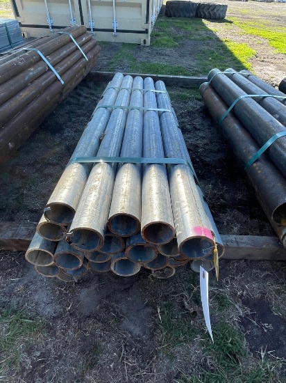 3" OD Pipe GAL 1/4 30 pcs @ 5' 150 ft.