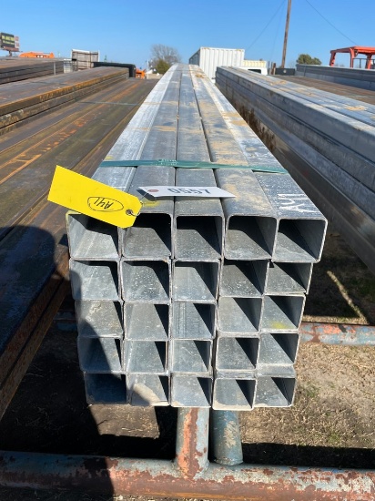 2 1/2" tube gal 12 ga 25 pcs @ 20' 500ft.