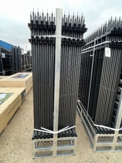 All Metal 8'x6' Powder Coated site fence 22 Pc