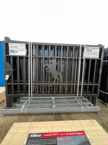 7x20' Metal Driveway Gate