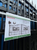 7'x20' Metal Farm Driveway Gate