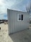 7x10 Storage container with Side door & window damaged floor
