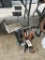 Set of pipe jacks,floor jack,jack stand, and screw jack