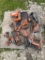 Pallet of misc ridgid power tools unknown condition/parts