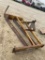 3 Point land leveler /grader,misc flooring,echo backpack blower/shelves