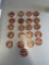 21 copper coins