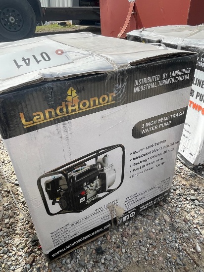 New Land Honor TWP80 3" water pump