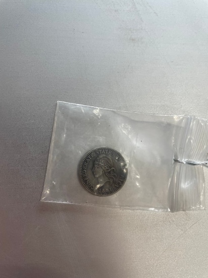 1861 Confederate dime