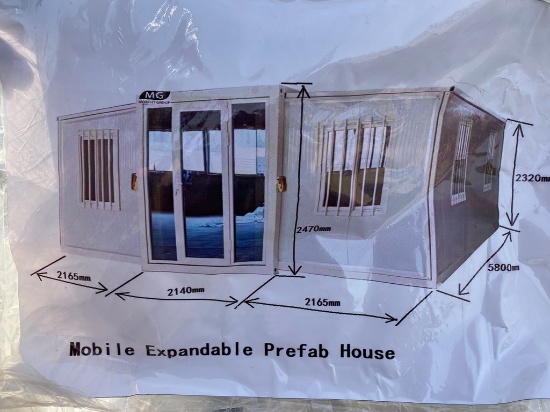 New 19 x20 Mobile expandable pre fab house with furniture