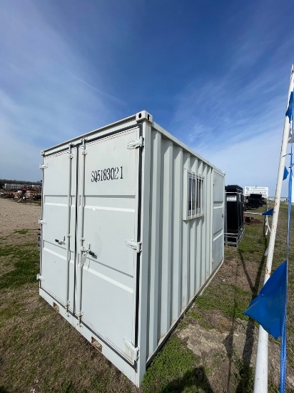7x10 Storage Container with side door & window