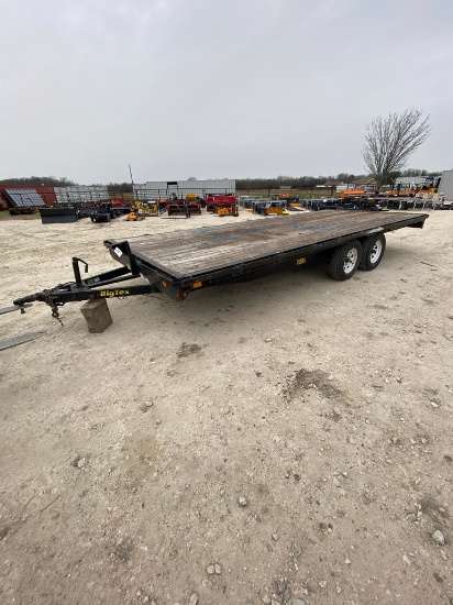 Big Tex dual axle trailer 20ft. With elecdtric brakes,ramp no title