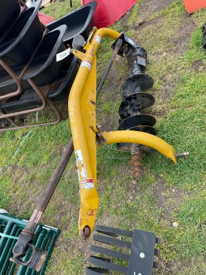 County line 3 point auger with pto