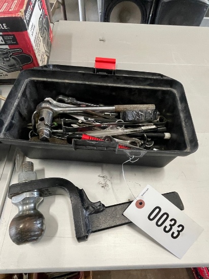 Box misc tools & receiver hitch