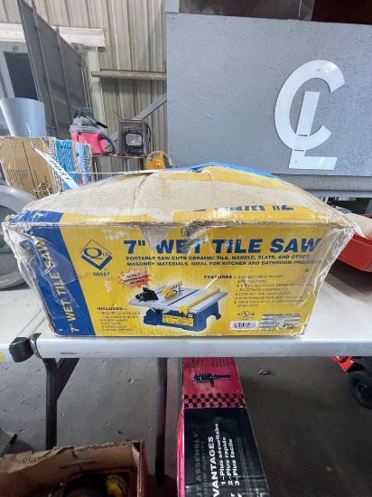 7" Wet tile saw