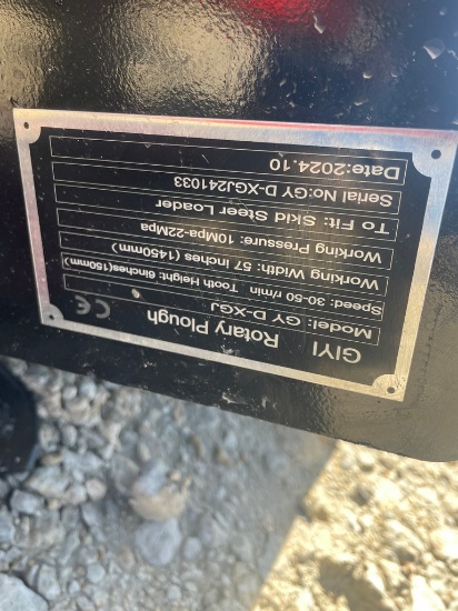 New GIYI 5' Quick Attach tiller