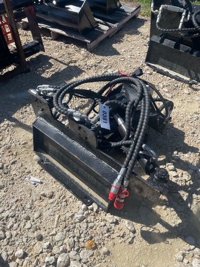 New GIYI Side Swing Stump grinder for mini skid