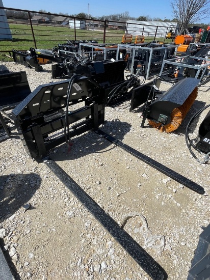 New GIYI 60" Quick attach Hydraulic Pallet forks