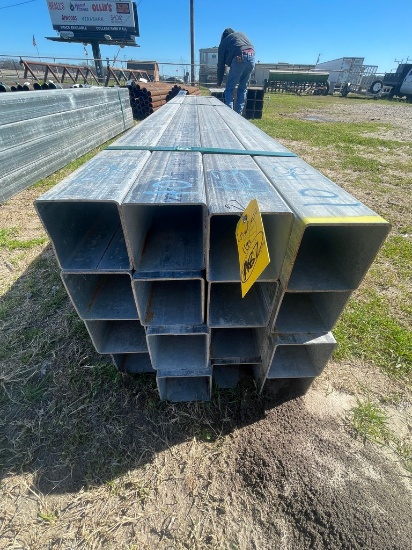 4" Sq Tube 11 ga 16 pcs @ 10" 160ft.