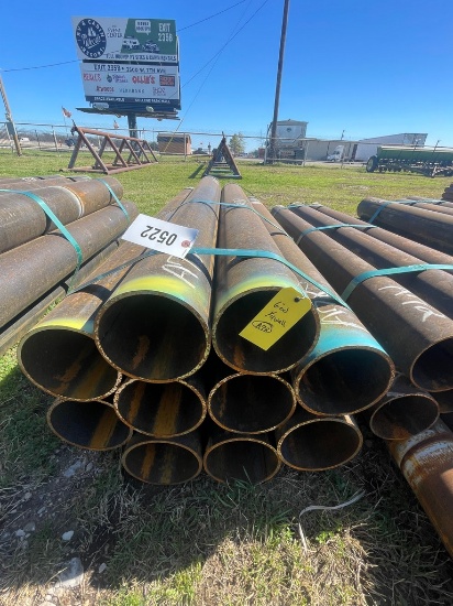 6' Od Pipe 1/4 10 pcs @ 5'5 51ft
