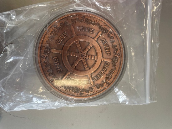 The Kraken copper coin