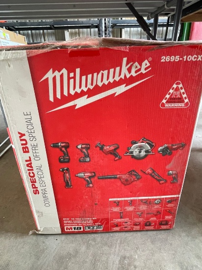 Milwaukee M18 10 tool combo kit