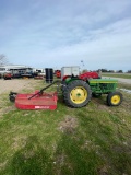 John deere 1120 With 6 ft. talor way brush hog