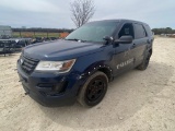2016 Ford Explorer Police intcepter AWD shows 97K miles runs & drives clean title