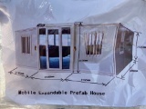 New 19 x20 Mobile expandable pre fab house with furniture