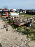 8x5 Single axle trailer no title,