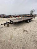 Big Tex dual axle trailer 20ft. With elecdtric brakes,ramp no title