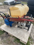 Water pump unknown condition,pesticide sprayerCar towing hitch,generator non running,20 gallon water