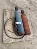 Oxygen & aceteline bottles with hoses
