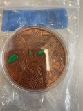 Alien copper coin