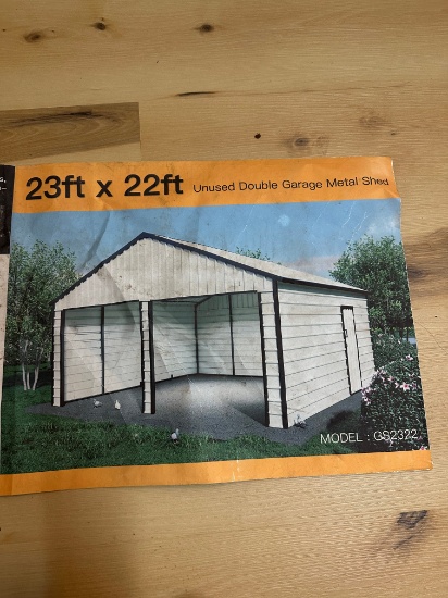 New Cherry Industrial 23x22' Car Port