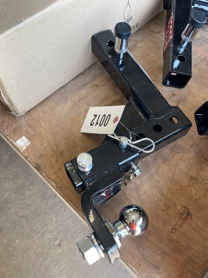 Drop hitch with 2" ball loack & key