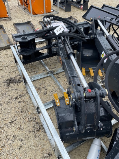 New Land Honor Big Arm Backhoe Attachment 6' Digging,damaged hoses