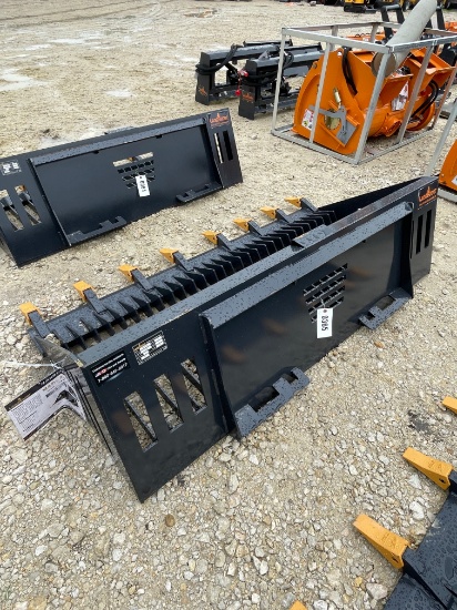 72" Land Honor Quick Attach Rock Bucket