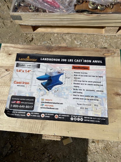 New Land Honor 200lb cast iron anvil