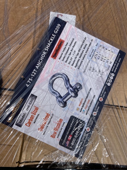 38 New Land Honor anchor shackles 3/4"-1 1/4"