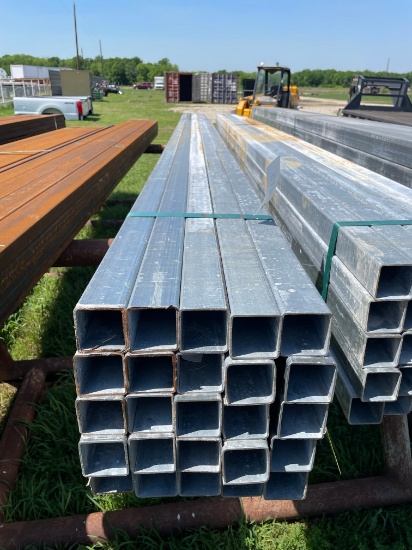 2 1/2" Sq Tube Gal 12 gal. 12 ga 25 pcs @ 500 ft.
