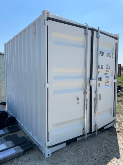 7x10 Storage Container with side door & window no content