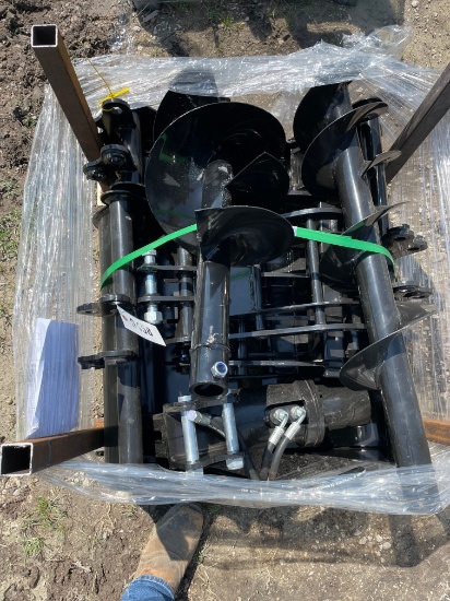9 Pc Mini Excavator Attachment bundle