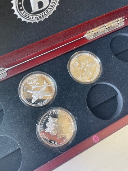 3 World war II coins