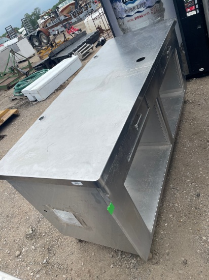 Stainless Steel table with drawers