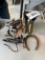 Antique Brassboots,spurs and trike