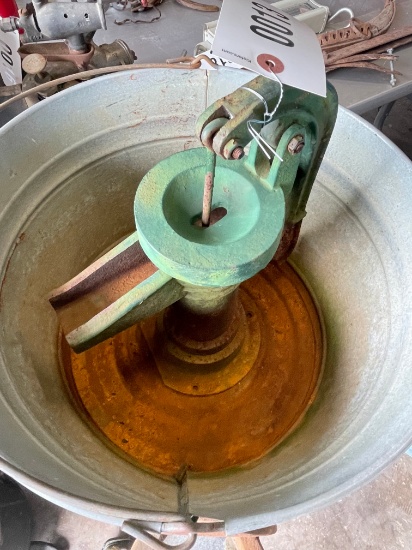Water pump with stand