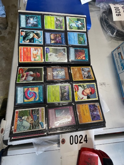 White Binder of Pokemon/baseball cards